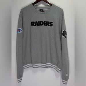 Las Vegas Raiders New Era Crewneck Sweater | NFL | Like New